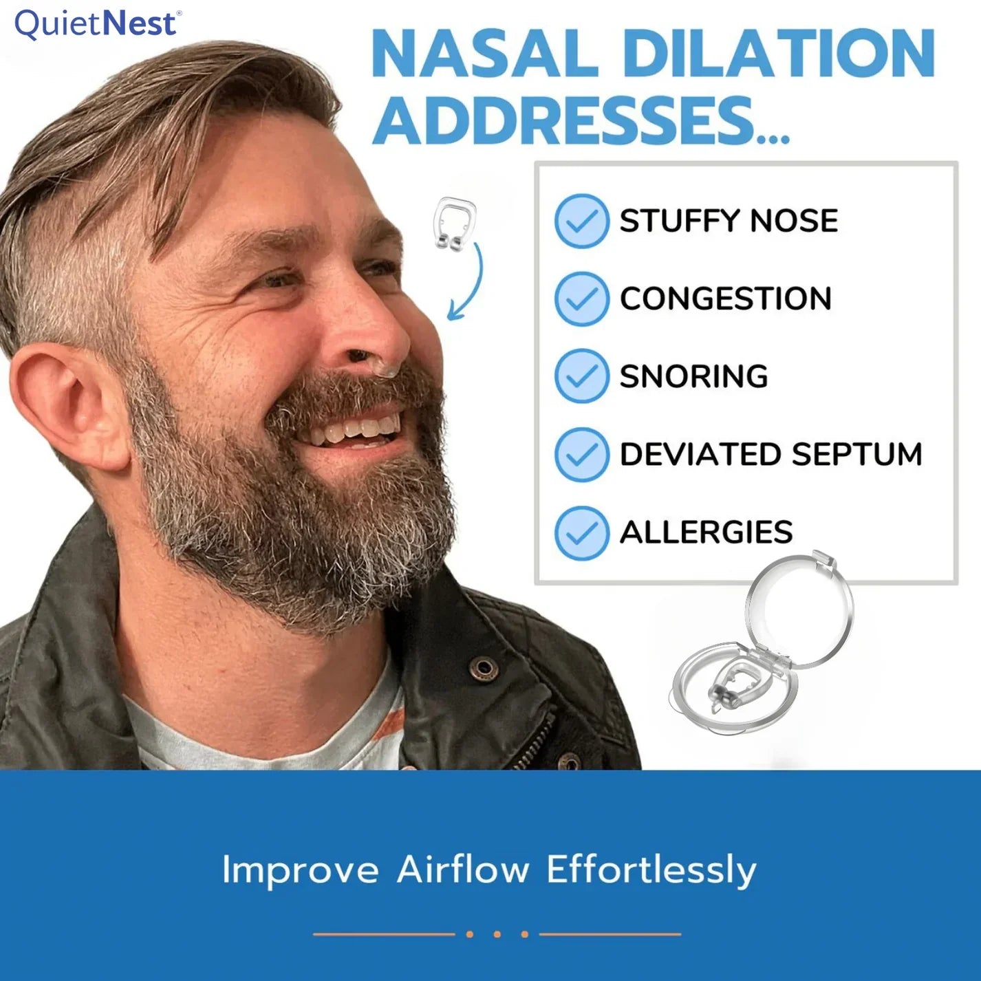 Airflow Clip Nasal Dilator